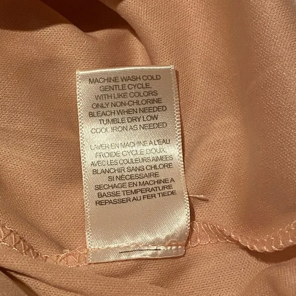 Love, Fire off the shoulder blush dress - Picture 6 of 8